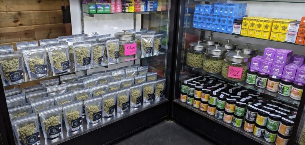 Recreational cannabis products at Sticky Fingerz dispensary Denver CO